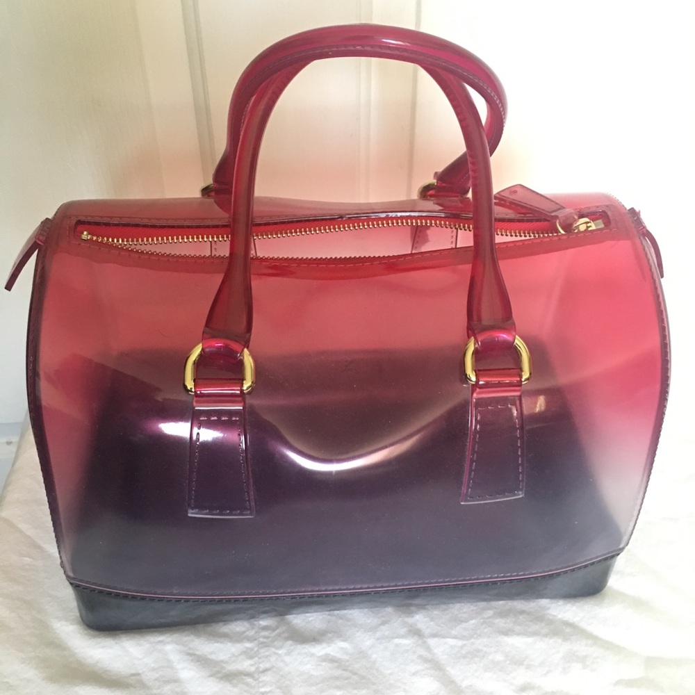 Ombré jelly handbag